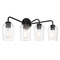 Craftmade Lighting Shayna Flat Black Bathroom Light by Craftmade Lighting 56104-FB