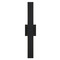 Matteo Lighting Matteo Lighting Zayden Matte Black LED Outdoor Wall Light S07924MB