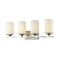 Z-Lite Bordeaux Brushed Nickel Bathroom Light by Z-Lite 435-4V-BN