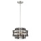 Metropolitan Lighting Presten 4-Light Pendant in Brushed Nickel & Sand Coal by Metropolitan N7984-420