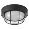 Progress Lighting 7.88-Inch Round Bulkhead Flush Mount in Black by Progress Lighting P3709-31