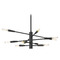 Z-Lite Ascension Matte Black Chandelier by Z-Lite 737-10MB