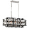 Metropolitan Lighting Presten 8-Light Linear Light in Nickel & Sand Coal by Metropolitan N7988-420
