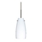 Besa Lighting Modern Pendant Light White Glass Bronze by Besa Lighting 1JT-151207-BR