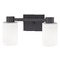 Design Classics Lighting Design Classics Vashon Matte Black Bathroom Light 2102-07 GL1028C