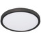 AFX Lighting Afx Lighting Edge Round Black LED Flushmount Light EGRF08LAJD5BK