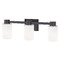 Design Classics Lighting Design Classics Vashon Matte Black Bathroom Light 2103-07 GL1028C