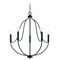 HomePlace by Capital Lighting Madison 25-Inch Wide Chandelier in Matte Black by HomePlace Lighting 447051MB