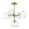 Alora Lighting Alora Lighting Willow Brushed Gold Chandelier CH548518BGCL
