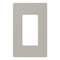 Lutron Dimmer Controls Designer Style 1-Gang Wall Plate in Stone SC-1-ST