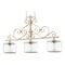 Quorum Lighting Seeded Glass Linear LIght White by Quorum Lighting 6573-3-70