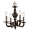 Crystorama Lighting Crystorama Lighting Paris Market Venetian Bronze Mini-Chandelier 5124-VB