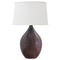 House of Troy Lighting Scatchard Stoneware Decorated Red Table Lamp by House of Troy Lighting GS202-DR