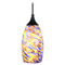 Vaxcel Lighting Vaxcel Lighting Milano Matte Black Mini-Pendant Light with Oblong Shade P0386