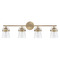 HomePlace by Capital Lighting Madison 32.5-Inch Vanity Light in Aged Brass by HomePlace Lighting 147041AD-534