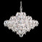 Schonbek Lighting Schonbek Worldwide Lighting Baronet Polished Stainless Steel Pendant Light with Abstract Shade BN1016N-401R