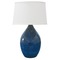 House of Troy Lighting Scatchard Stoneware Midnight Blue Table Lamp by House of Troy Lighting GS202-MID