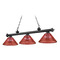 Z-Lite Cordon Matte Black Billiard Light by Z-Lite 2306-3MB-ARBG
