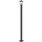 Z-Lite Talbot Oil Rubbed Bronze Post Light by Z-Lite 579PHMS-536P-ORB