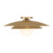Savoy House Savoy House Lighting Sherrer Warm Brass Semi-Flushmount Light 6-5564-1-322