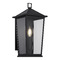 Matteo Lighting Ingress Matte Black Outdoor Wall Light by Matteo Lighting S11901MB