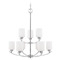 HomePlace by Capital Lighting Dixon 28-Inch Chandelier in Brushed Nickel by HomePlace by Capital Lighting 415291BN-338