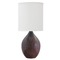 House of Troy Lighting Scatchard Stoneware Decorated Red Table Lamp by House of Troy Lighting GS301-DR