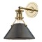 Hudson Valley Lighting Metal No. 2 Aged Brass Pendant with Antique Bronze Metal Shade by Hudson Valley Lighting MDS950-ADB