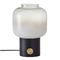 Adesso Home Lighting Adesso Home Lewis Matte Black with Antique Brass Accents Table Lamp with Drum Shade 6027-01