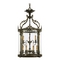 Metropolitan Lighting Pendant with Clear Glass in Oxide French Gold by Metropolitan Lighting N952009