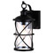 Vaxcel Lighting Vaxcel Lighting Adams Black Outdoor Wall Light T0633