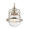 Kichler Lighting Industrial Seeded Glass Pendant Polished Nickel Triocent by Kichler Lighting 44206PN