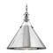 Hudson Valley Lighting Metal No. 2 Pendant in Polished Nickel by Hudson Valley Lighting MDS952-PN