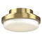 Fanimation Fans Fanimation Fans Triaire Custom Brushed Satin Brass LED Fan Light Kit LK8514BS