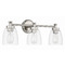 Craftmade Lighting Henning Polished Nickel Bathroom Light by Craftmade Lighting 12724PLN3