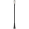 Z-Lite Helix Black Post Light by Z-Lite 591PHB-519P-BK
