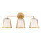 Crystorama Lighting Fulton 23.25-Inch Bath Light in Antique Gold by Crystorama Lighting FUL-913-GA