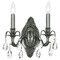 Crystorama Lighting Crystorama Lighting Dawson Pewter Sconce 5562-PW-CL-MWP