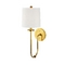 Hudson Valley Lighting Jericho Wall Sconce in Aged Brass by Hudson Valley Lighting 511-AGB