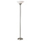 Adesso Home Lighting Adesso Home Glenn Brushed Steel Torchiere Lamp with Bowl / Dome Shade 7506-22