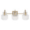 Capital Lighting Nyla 24.25-Inch Vanity Light in Aged Brass by Capital Lighting 145131AD