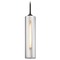 Design Classics Lighting Smoke Glass Industrial Mini-Pendant Bronze 581-220 GL1652C
