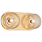 Matteo Lighting Knobbel Aged Gold Brass LED Vertical Bathroom Light by Matteo Lighting S01302AGCL