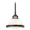 Hinkley Pendant Light with White Glass in Buckeye Bronze by Hinkley Lighting 3127KZ
