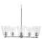 HomePlace by Capital Lighting Baker 27-Inch Chandelier in Brushed Nickel by HomePlace by Capital Lighting 446951BN-533