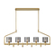 Eurofase Lighting Decato 5-Light Linear Chandelier in Satin Gold by Eurofase Lighting 45652-011