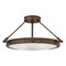 Hinkley Collier 22-Inch Light Oiled Bronze Semi-Flush Mount by Hinkley Lighting 3382LZ
