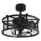 Vaxcel Lighting Vaxcel Lighting Humboldt Black LED Ceiling Fan with Light F0102