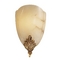 Metropolitan Lighting Sconce Wall Light with Alabaster Glass in French Gold by Metropolitan Lighting N950443
