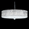 Schonbek Lighting Schonbek Worldwide Lighting Plaza Polished Stainless Steel Pendant Light with Drum Shade 6672O